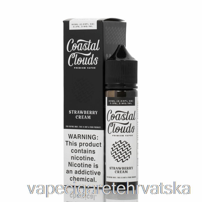 Vape Hrvatska Krema Od Jagoda - Obalni Oblaci Co. - 60 Ml 0 Mg